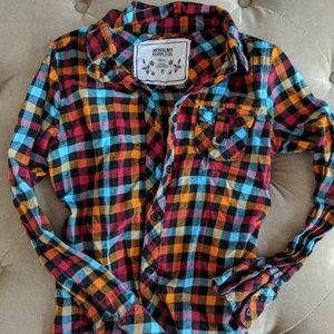 Mossimo girls flannel shirt